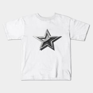 Shooting Star Silver Shadow Silhouette Anime Style Collection No. 436 Kids T-Shirt